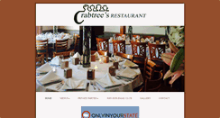 Desktop Screenshot of crabtreesrestaurant.com