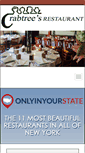 Mobile Screenshot of crabtreesrestaurant.com